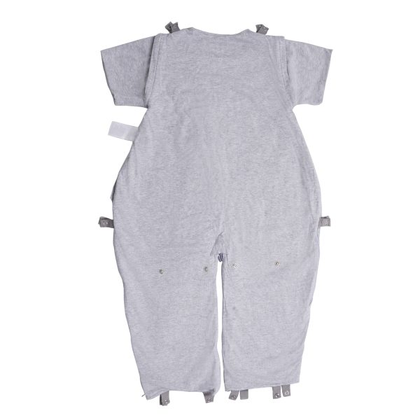 OatmealBaby All-Season Adjustable Split-Leg Sleeping Bag [Grey/ Elephant] - Image 3