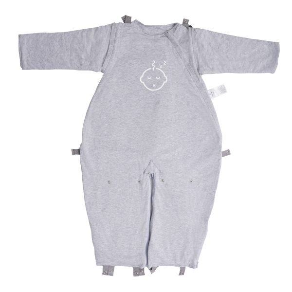 OatmealBaby All-Season Adjustable Split-Leg Sleeping Bag [Grey/ Elephant] - Image 4