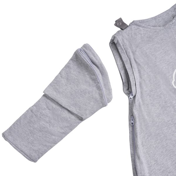 OatmealBaby All-Season Adjustable Sleeping Bag [Grey/ Elephant] - Image 7