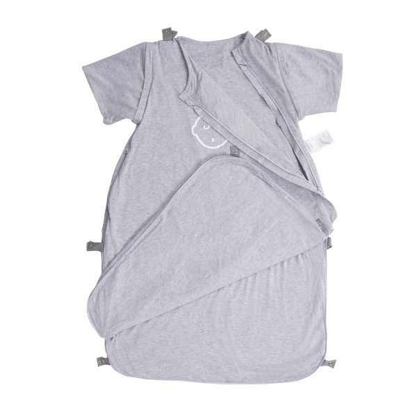 OatmealBaby All-Season Adjustable Sleeping Bag [Grey/ Elephant] - Image 8