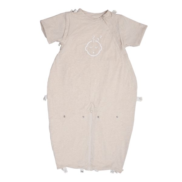 OatmealBaby All-Season Adjustable Split-Leg Sleeping Bag [Yellow/ Oatmeal] - Image 4